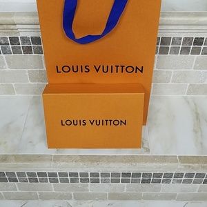Louis Vuitton large wallet box and bag